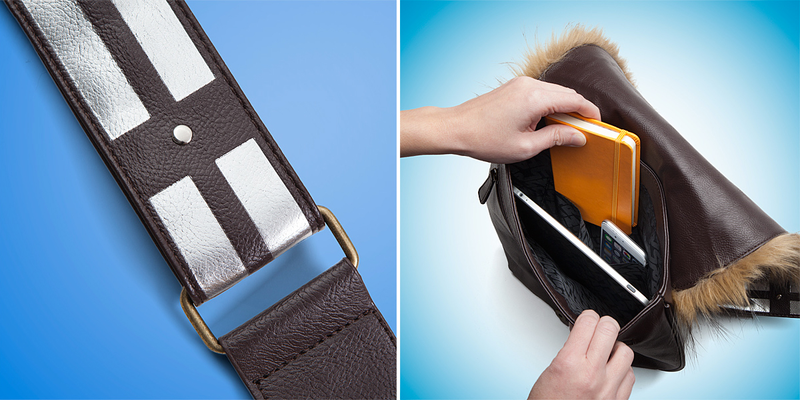 Illustration for article titled A Wookiee Was Probably Shaved So You Could Have a Chewbacca Shoulder Bag
